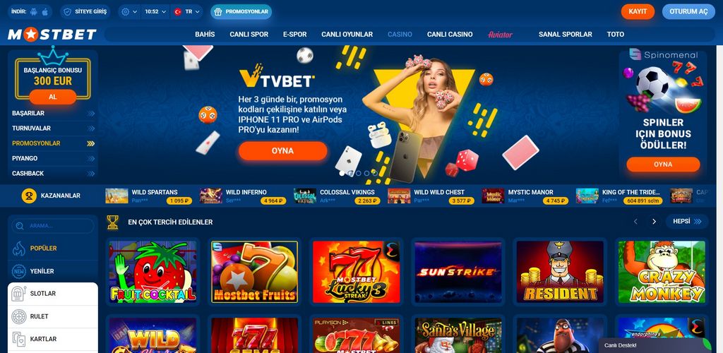 Mostbet UZ Online Casino 